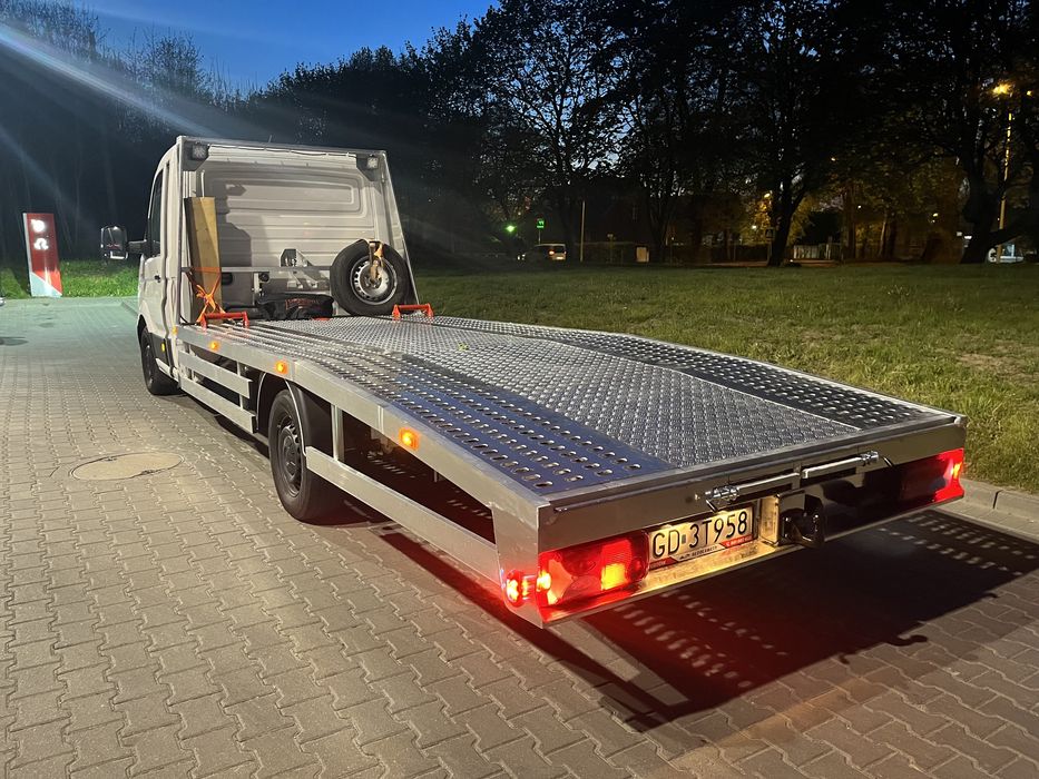 Wypożyczalnia Lawet Wynajem Laweta VW Crafter kat. B Autolaweta