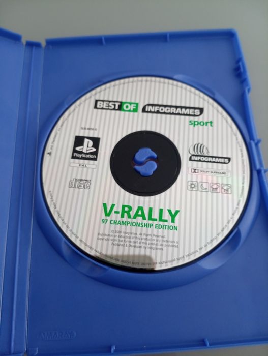Jogo PS1 V-Rally 97 Championship Edition	Playstation 1 - PS1				1997		(sem capa orginal)