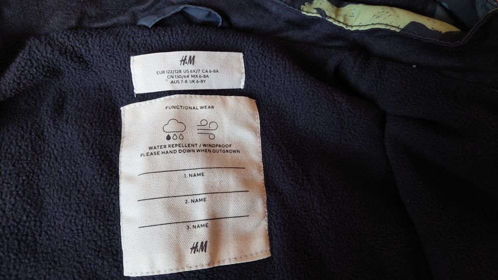 Куртка-вітрівка H&M 122-128см