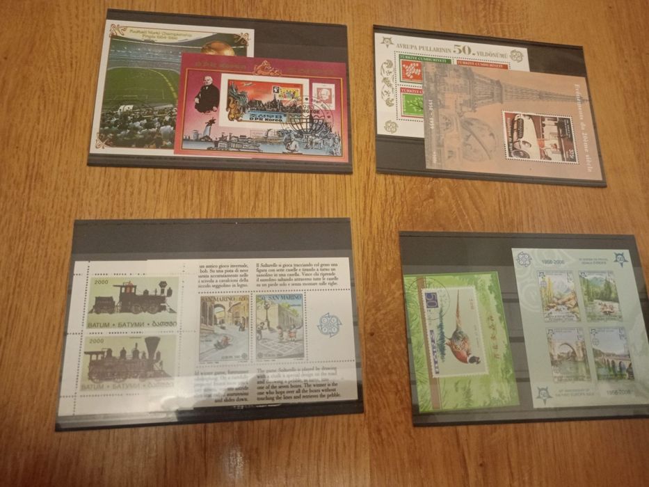 5 Pocztowe błoki 34 szt