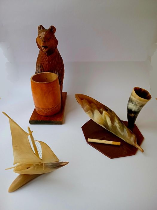 Органайзер настільний ріг Достатку рог Изобилия из рогів диких тварин