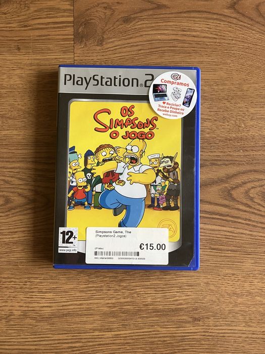 Jogo Simpsons PlayStation 2