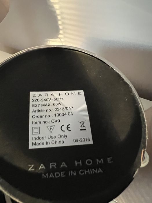 Zara Home lampa kule kryształowe szklane