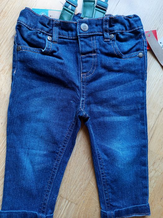Nowe spodnie jeans chłopięce 74 cm