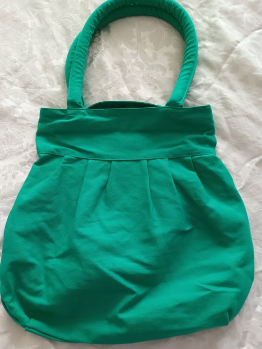 Torebka materiałowa z kokarda