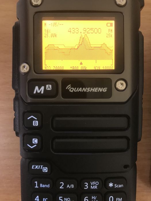 Рация Quansheng UV-K5(8)+прошивка F4HWN 5.9.0(анализ спектра)