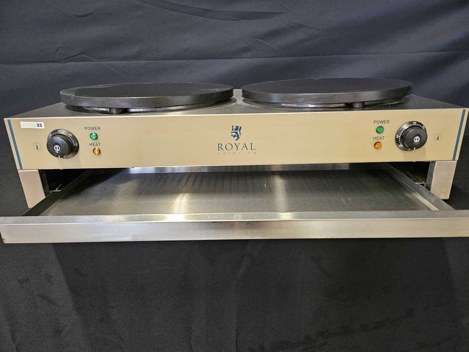 Máquina para crepes dupla