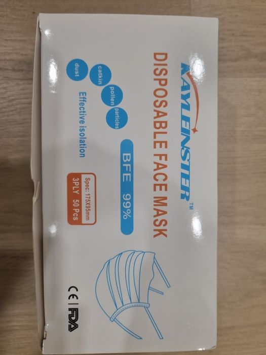 Máscaras Cirúrgicas 100 unidades