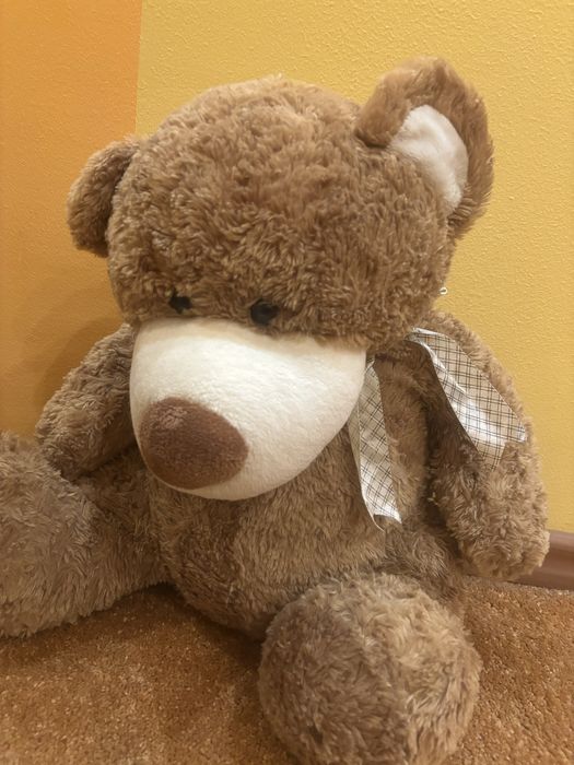 Великий плюшевий ведмедик "Твій найкращий друг" - м'який компаньйон