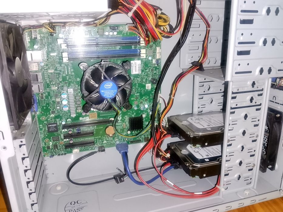 Сервер Supermicro Xeon E3 / 8GB ECC / 2×1TB RAID / IPMI