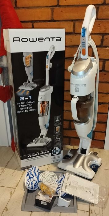 ROWENTA RY7557WH 2w1 Odkurzacz i urządzenie parowe jak nowe
