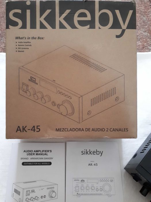 Підсилювач Hi-Fi AK45 міні-стерео аудіопідсилювач з Bluetooth-ресивер