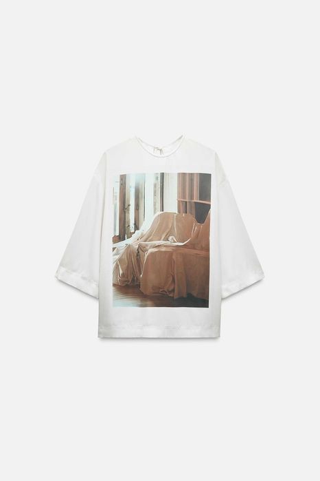 Zara Woman S 36 koszulka damska oversize