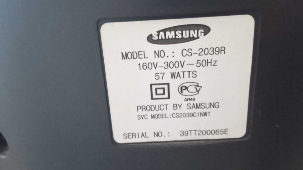 Телевизор Samsung кинескопный цветной рабочий