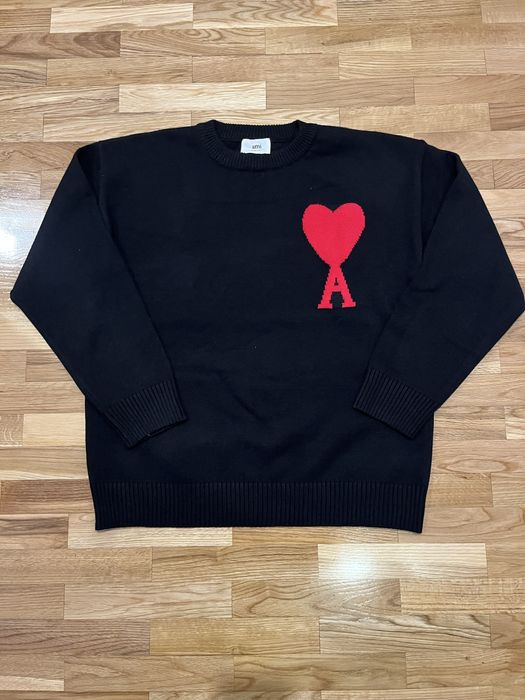 Malha Ami Paris Tamanho S Preta e Vermelha