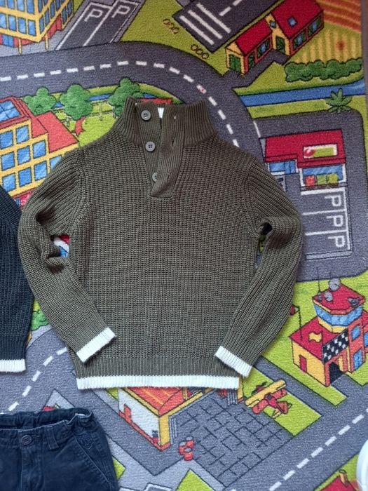 R 116 swetry 2 szt TRN BOY + spodnie czarne