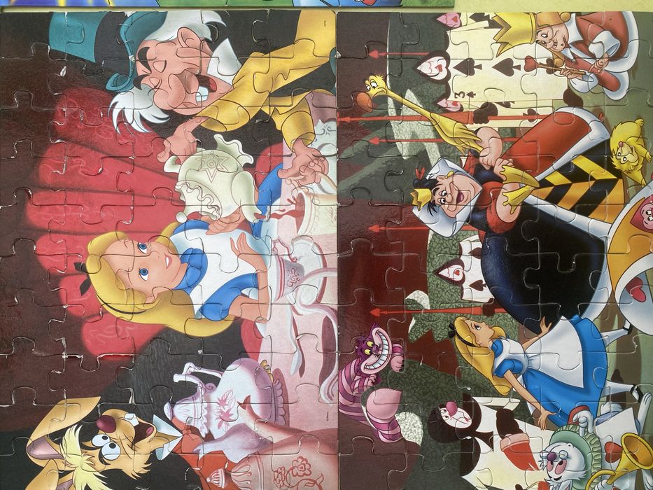5 Puzzles Alice no Pais das Maravilhas