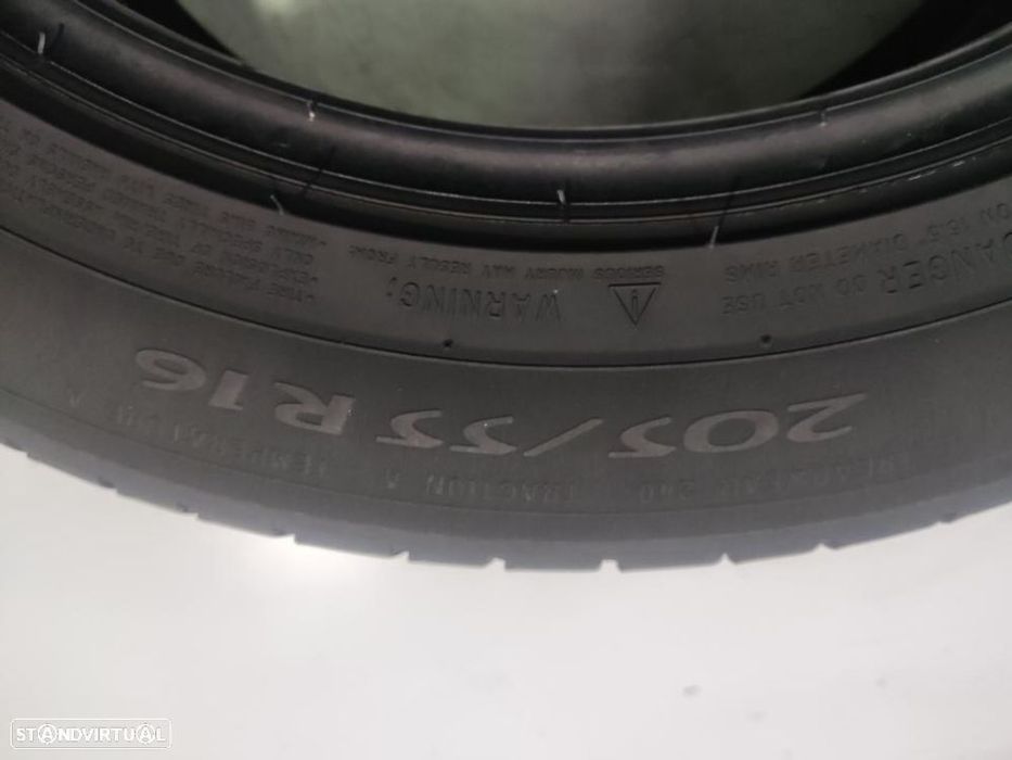 2 pneus semi novos 205-55r16 michelin - oferta dos portes 85 EUROS