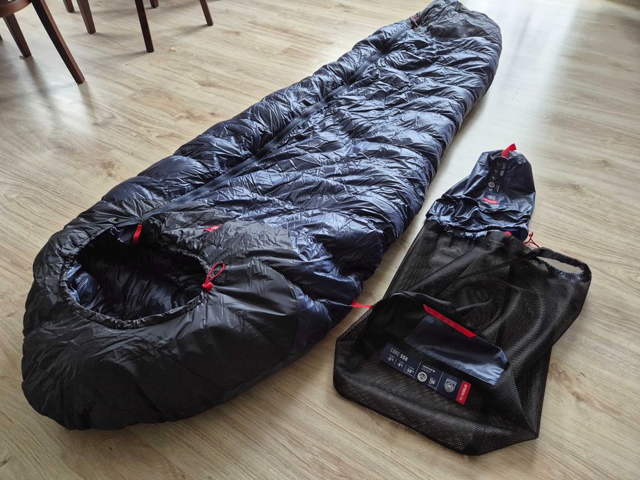 Śpiwór Puchowy PAJAK Core 550 regular - navy