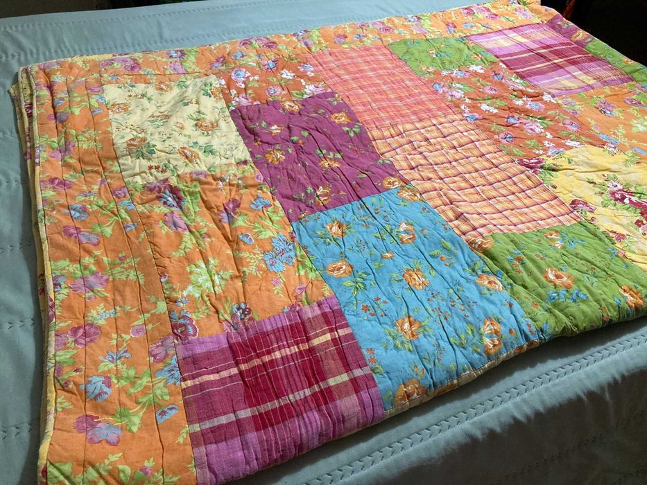 Edredão de algodão com 2 faces - como novo