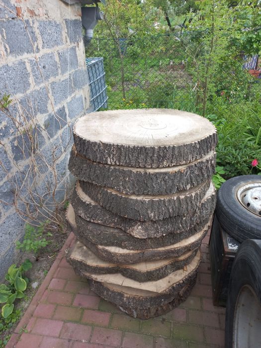 Plaster drewna duże splanowane