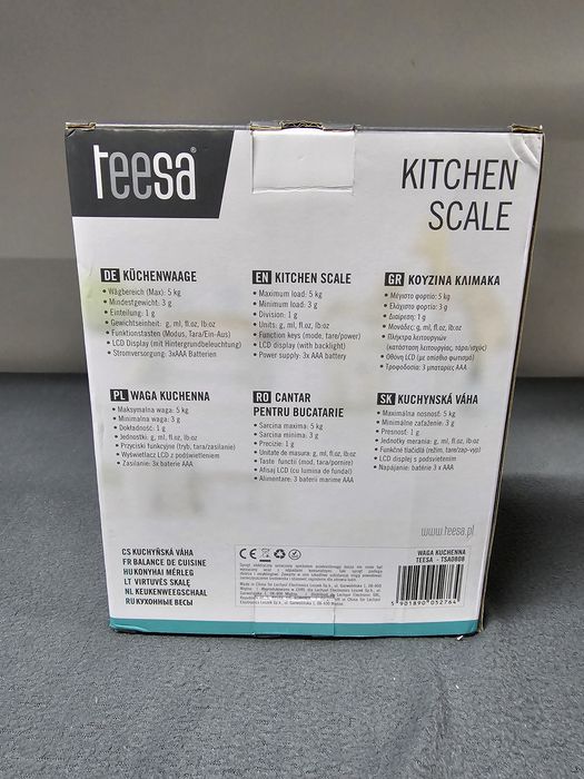 Waga kuchenna TSA0808