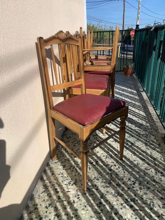 Cadeiras madeira vintage
