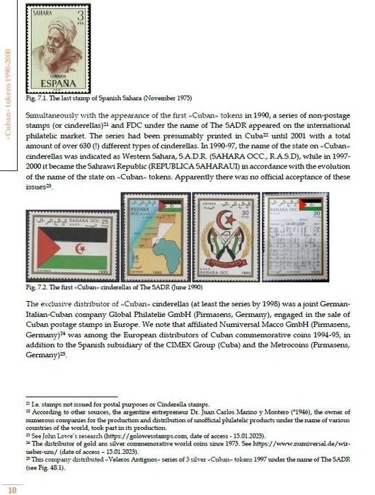 Sahara Ocidental - - - Catálogo de Moedas - - - - - Livro de Moedas