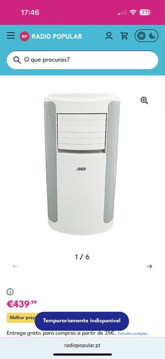 Ar condicionado portatil