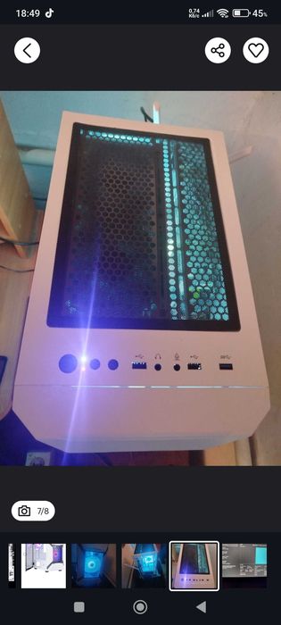 Rx5700xt ryzen 7 7700 32gb ddr5 6400 ssd nvme 4.0 7400mb HDD 2tb