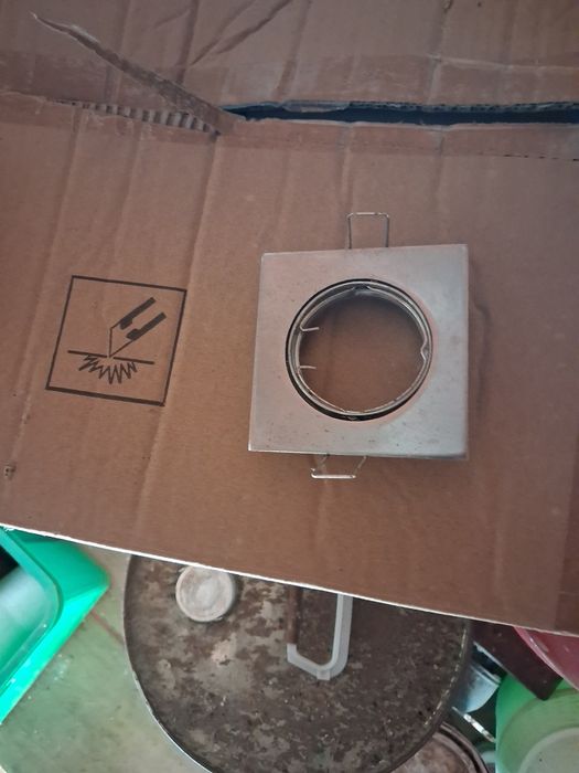 Foco quadrado de embutir (31 pecas)