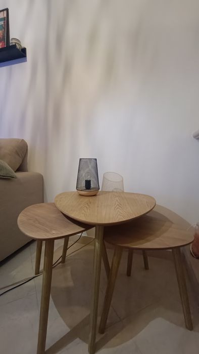 Conjunto 3 mesas apoio