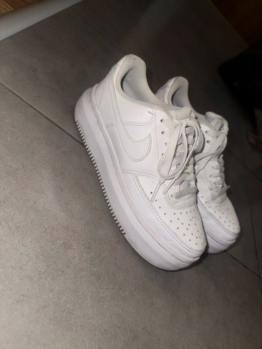 Buty sneakersy nike biale air force