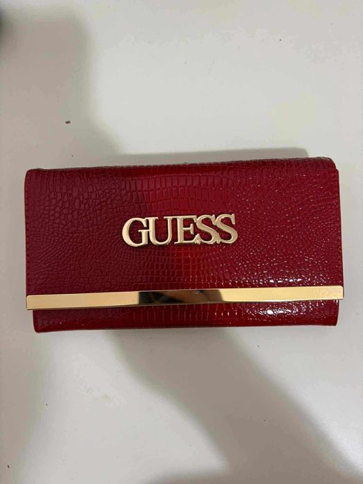 Czerwony Damski portfel nowy GUESS