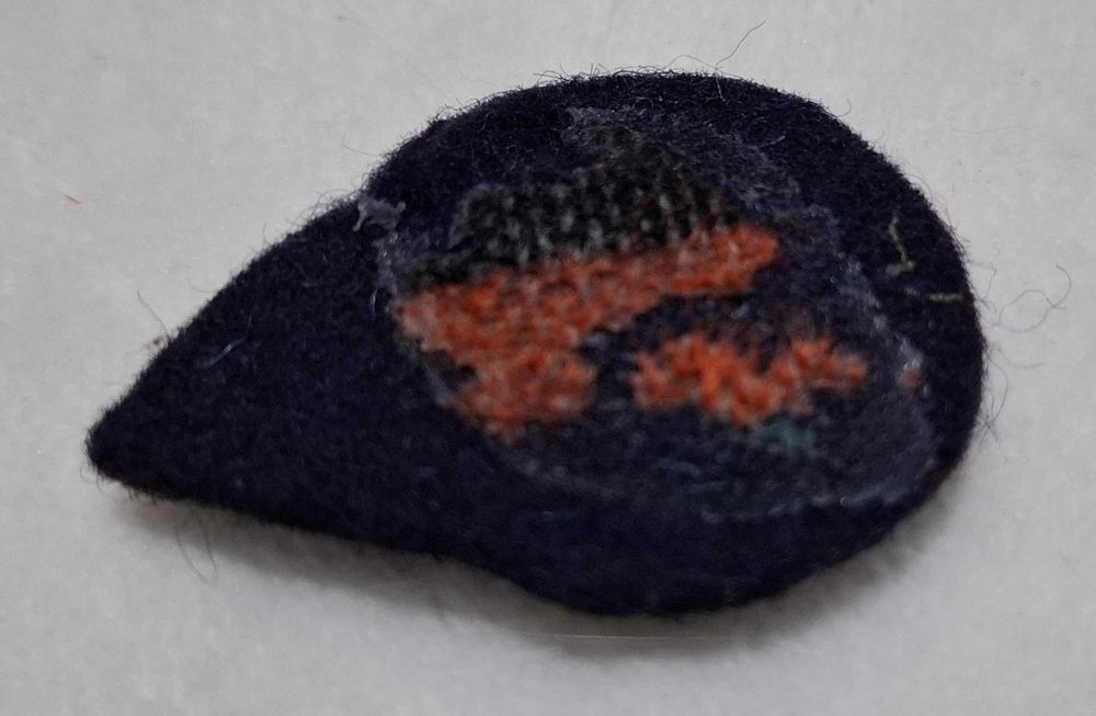 Naszywki, ogniki strażackie, OSP, 3x4cm, nr.1 (Kolekcje, odznaczenia)