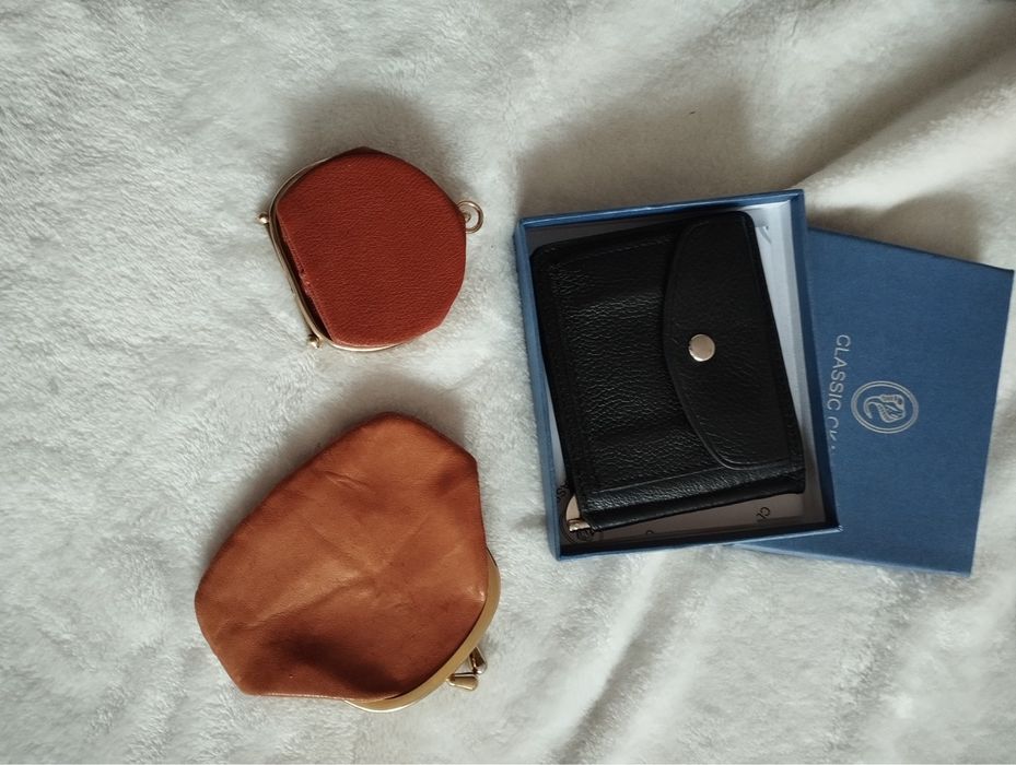 Зажим  для денег скат натуральный ,монетницы