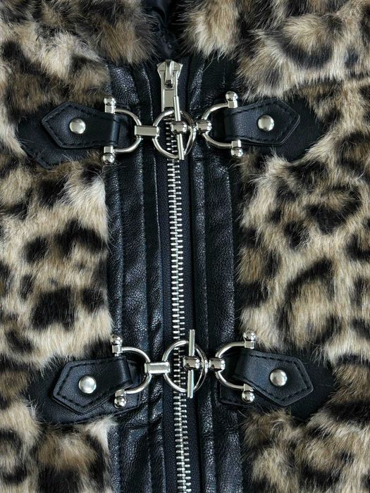 Бомбер с хутром куртка шуба курточка пуховик zip up мех аляска M L S