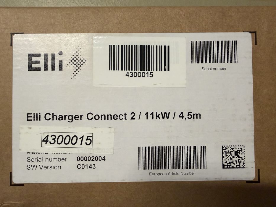 OKAZJA NOWA ładowarka do samochodu EV Wallbox ELLI Connect 2 11kW