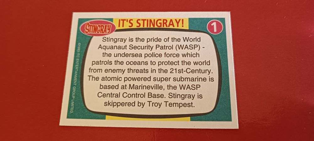 Vintage Topps 1993 Trading Card Set 66 Thunderbirds Stingray Captain Scarlet