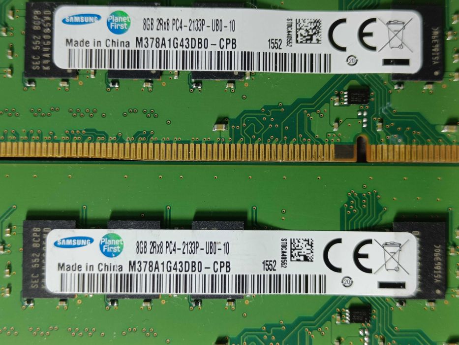 Оперативна память Samsung DDR4 8GB 16GB 2133MHz У РОБОЧОМУ стані