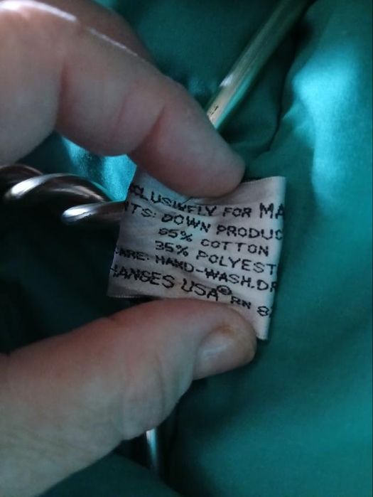 Женский пуховик(пух натуральный) р 48-50