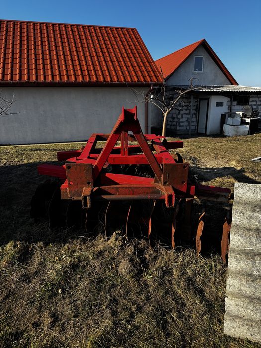 Дискова саморобна борона, 2м.