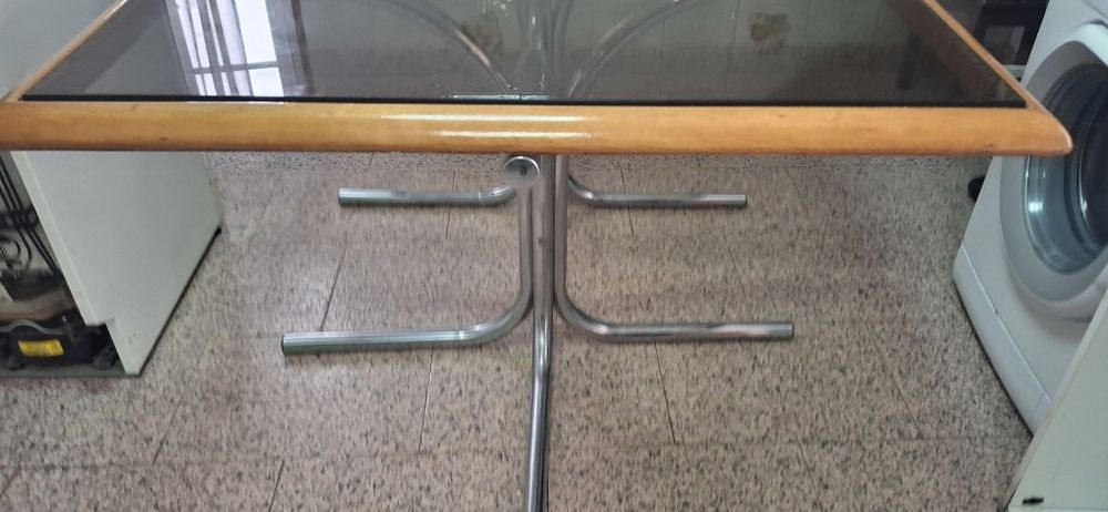 Mesa jantar de vidro