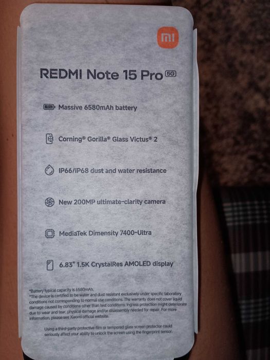 Telefon redmi note 15 pro