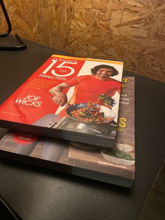 Livros Joe Wicks (Cozinha Fitness & Elegante em 15 minutos)