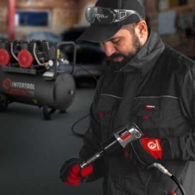 Шланг гумовий повітряний армований 8*15 мм, 20 м INTERTOOL PT-1732