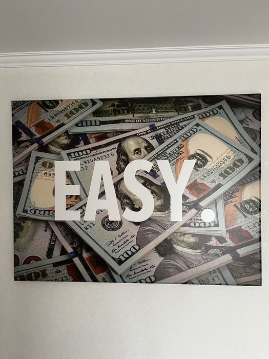 Картина на стіну EASY. з зображенням доларів