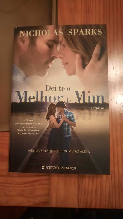 Livro "Dei-te o Melhor de Mim", Nicholas Sparks