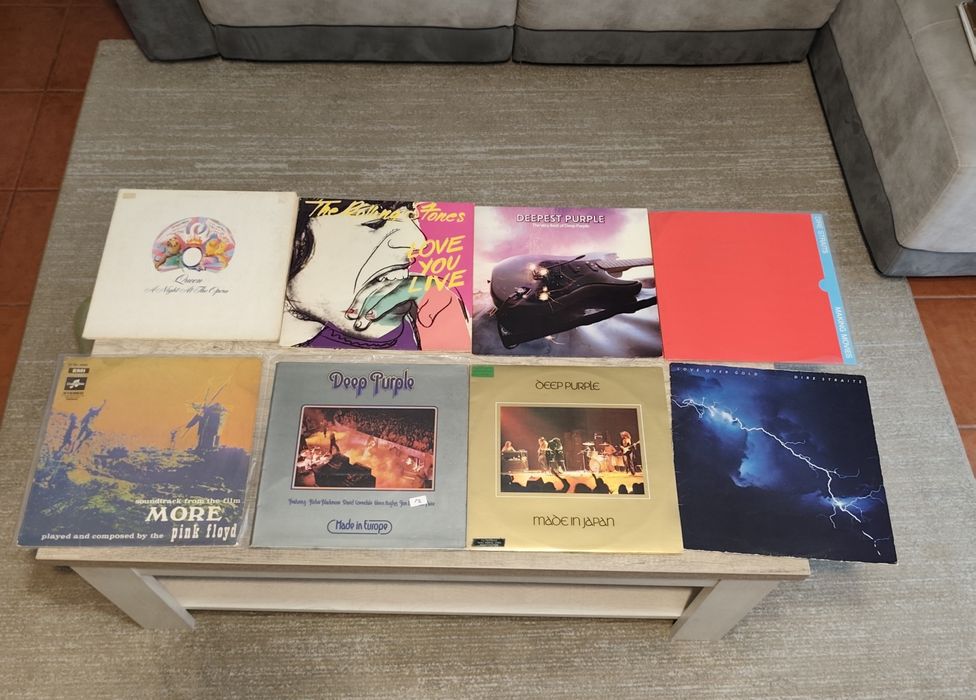 Lote Discos Vinil - Pink Floyd, AC/DC, Supertramp, Deep Purple, Queen