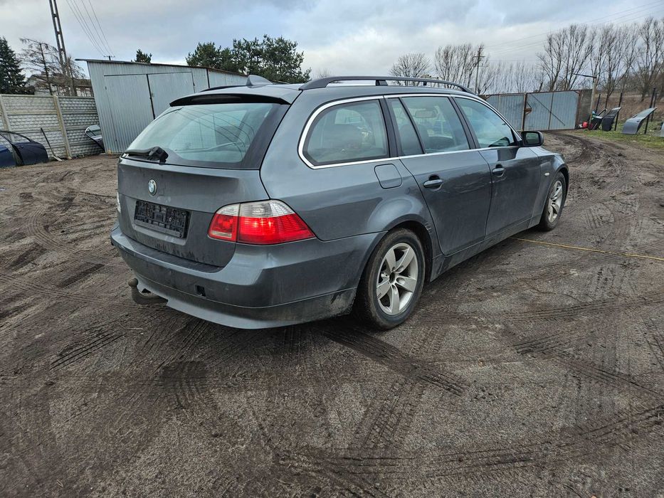 Bmw e61 2.5d 177km automat xenon skretny TITANGRAU II wszystkie czesci